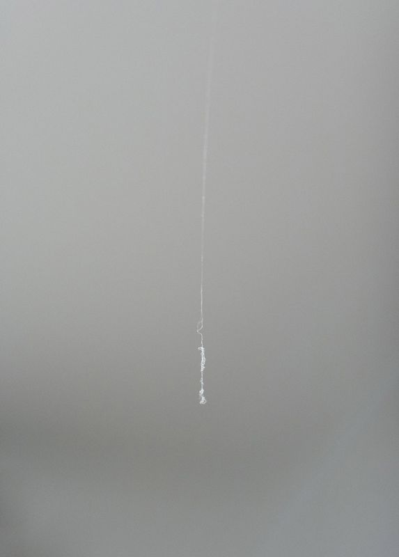 Banalitäten des Alltags sieht man am grauen Lebensalltag am seidenen Faden der Realität