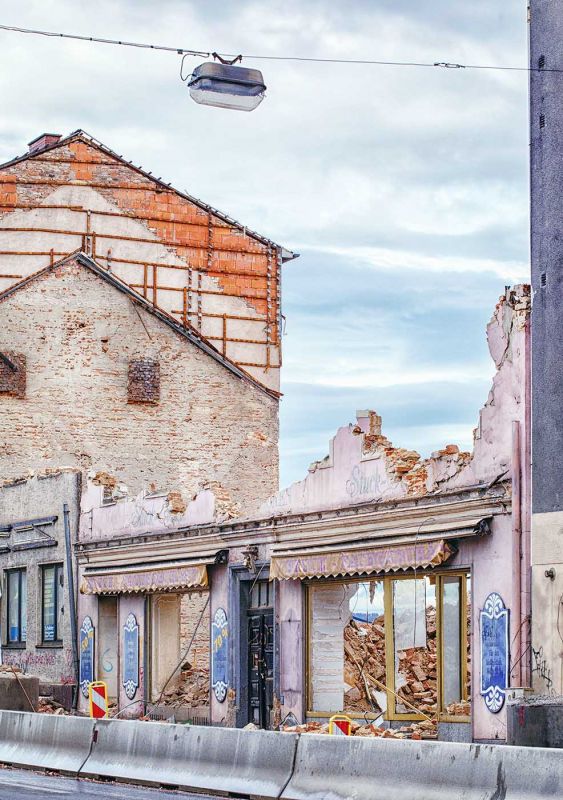 Wildbergstrasse Linz abstrakte Fotografie fotografiert von Mick Morley