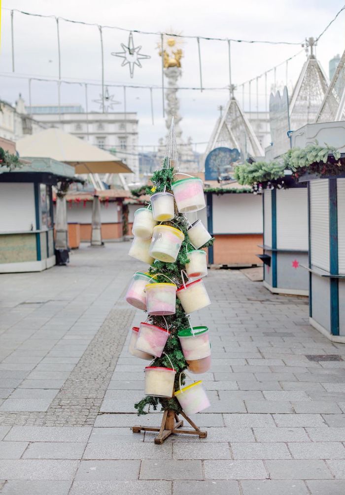Eine schöne Weihnachtsmarkt Fotografie am Linzer Weihnachtsmarkt am Hauptplatz Linz