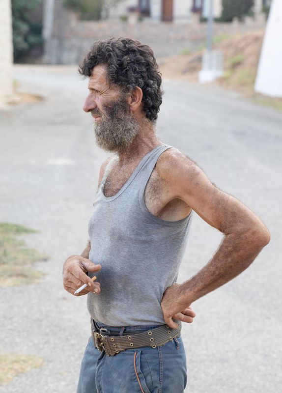 Schäfer aus Kreta Griechenland Portrai photography